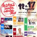 Emanuel e Átoa animam Festas de Santa Comba Dão em agosto
