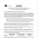Aviso aos proprietários - Trabalhos de Corte de Árvores e Limpeza de Mato 