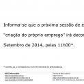 Sessão de Esclarecimento “Criação do Próprio Emprego”