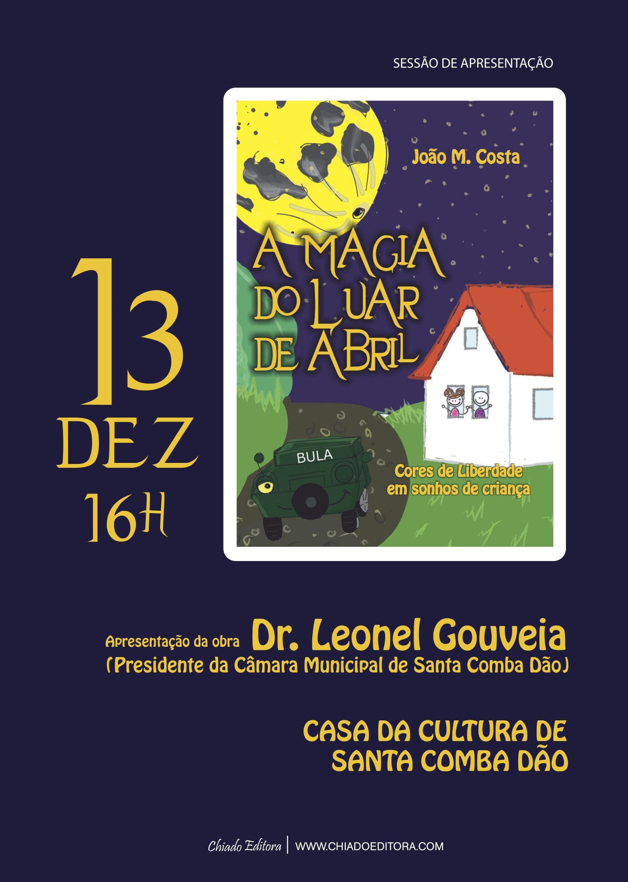 Cartaz A Magia do Luar de Abril