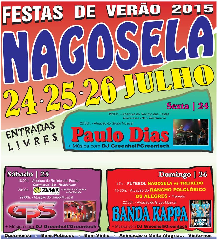 Cartaz Festas Verão Nagosela