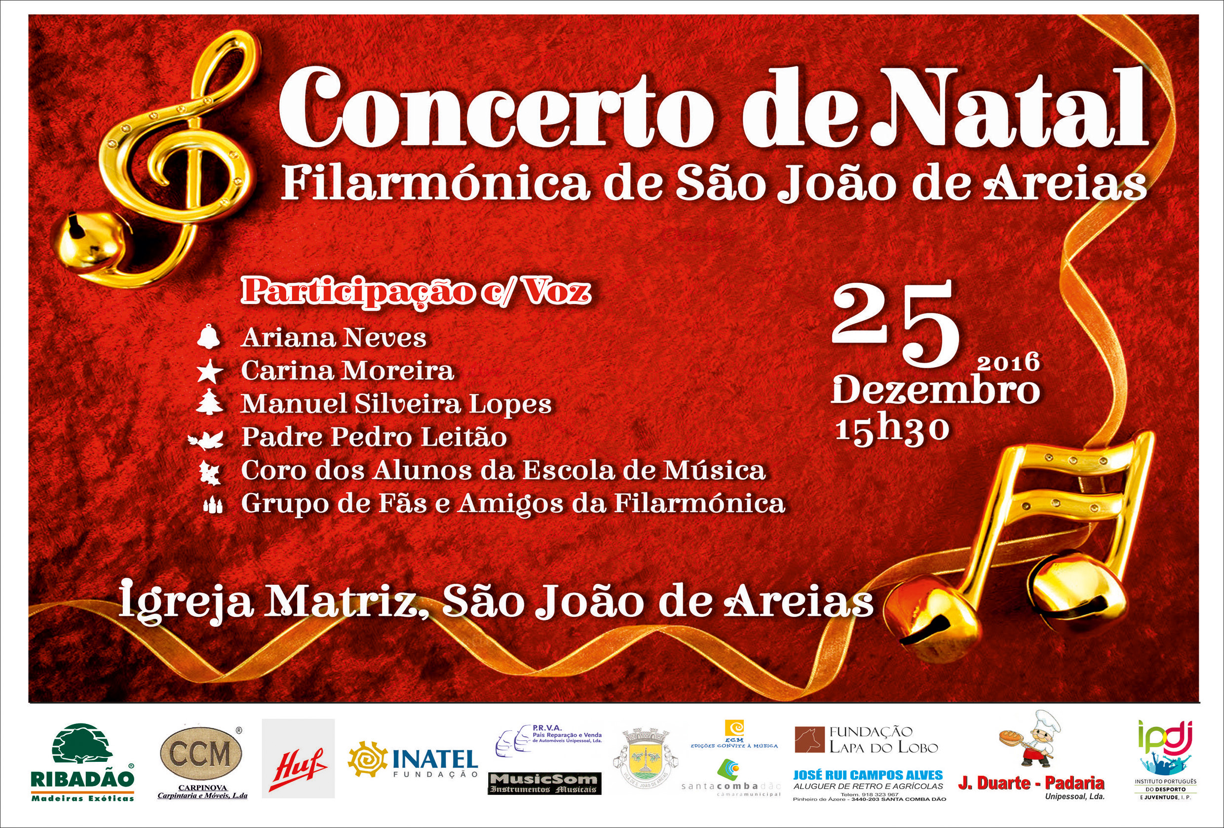 Cartaz CONCERTO DE NATAL