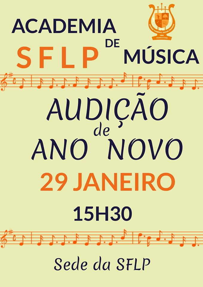Audição Ano Novo Academia SFLPinheirense