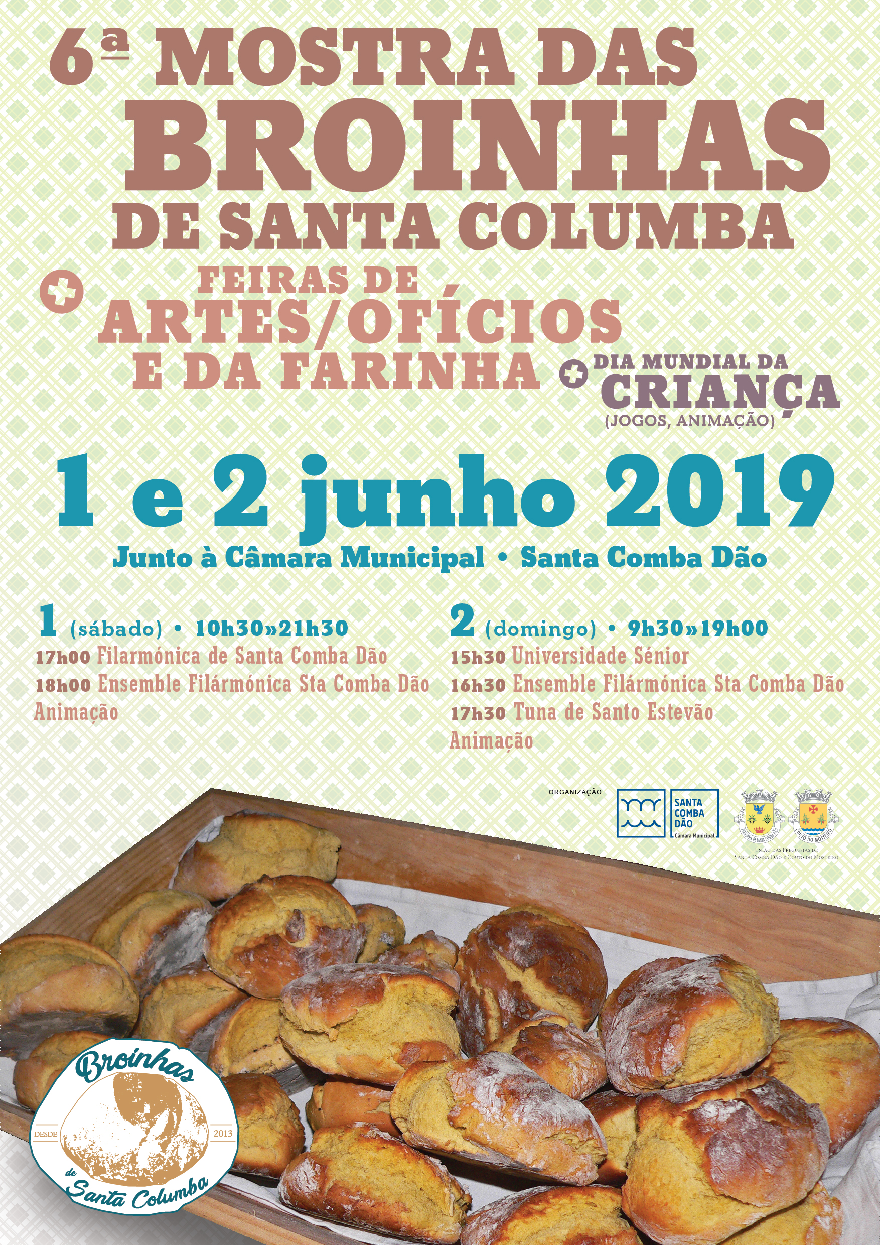Cartaz - 6.ª Mostra de Broinhas de Santa Columba 
