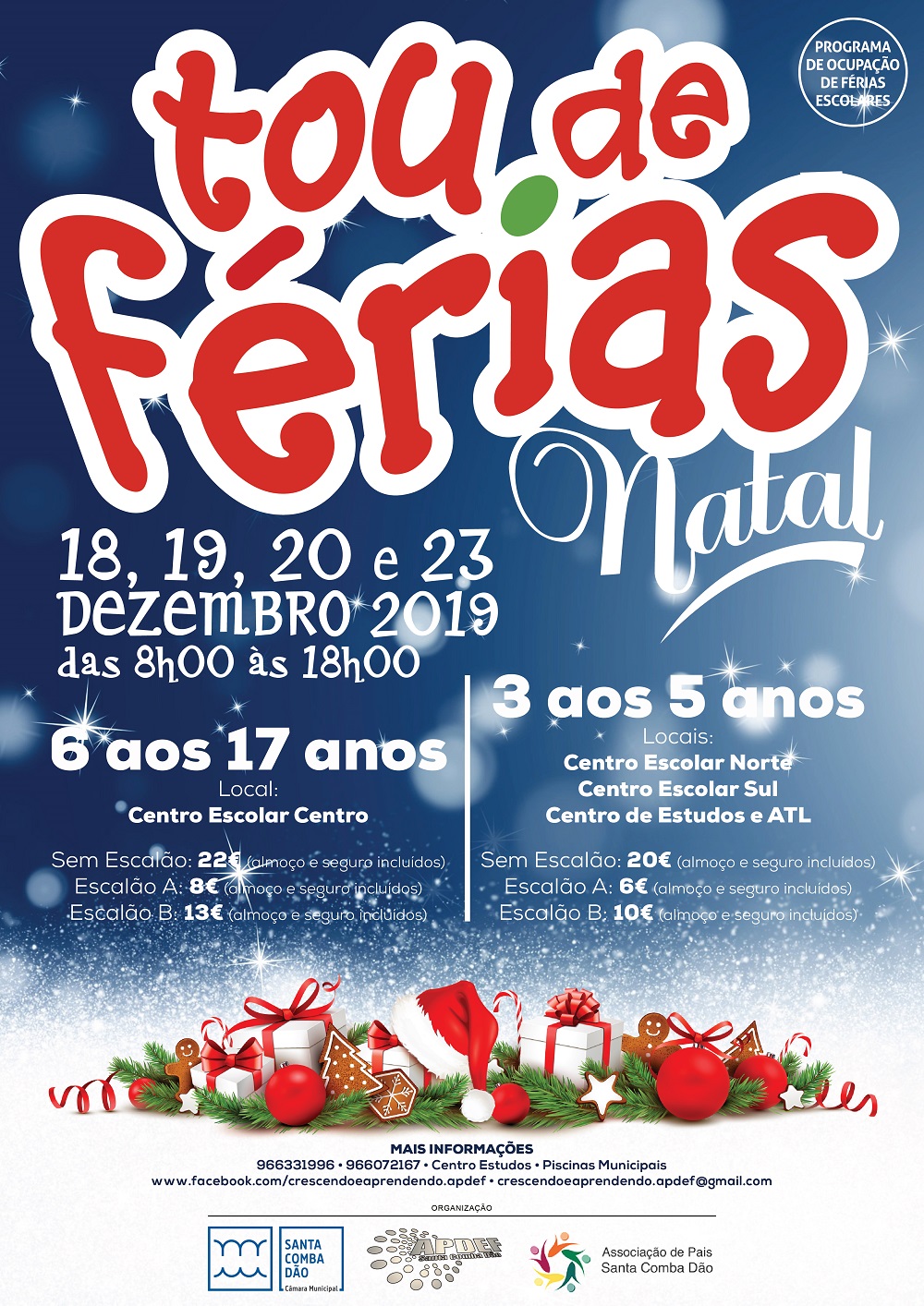 Cartaz "Tou de Férias 2019"